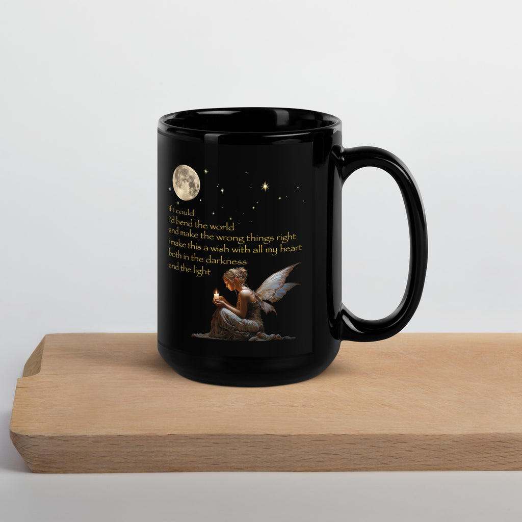 "It's Ok To Be Fae" Wish Mug - Black
