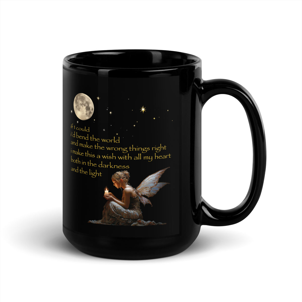"It's Ok To Be Fae" Wish Mug - Black