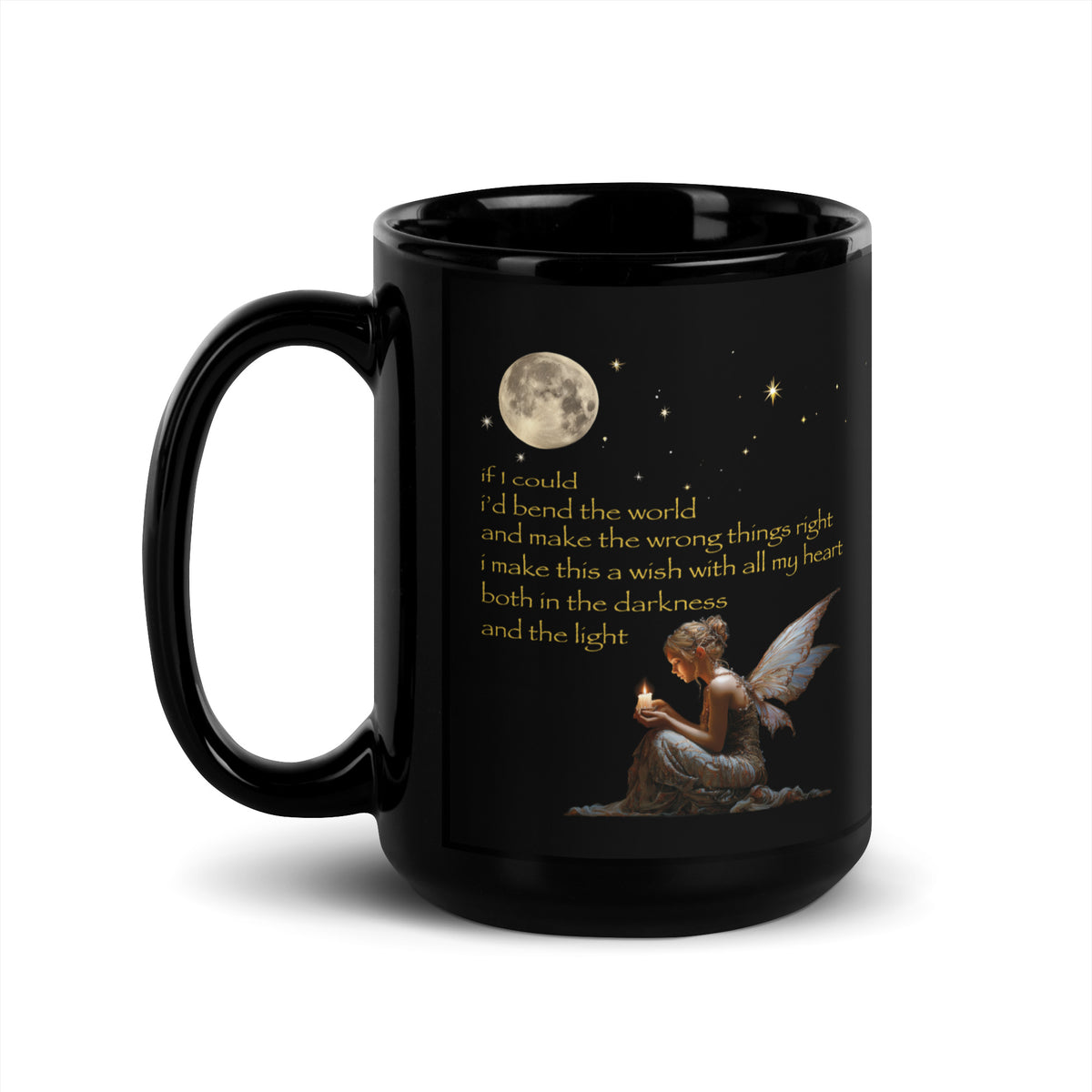 "It's Ok To Be Fae" Wish Mug - Black