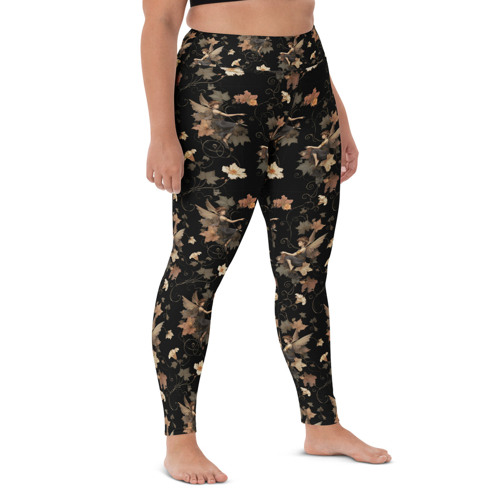"It's Ok To Be Fae" Yoga Leggings, Fairies
