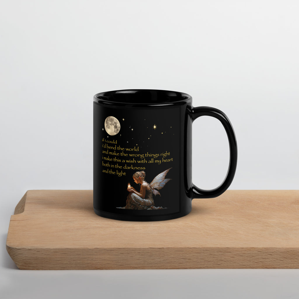 "It's Ok To Be Fae" Wish Mug - Black