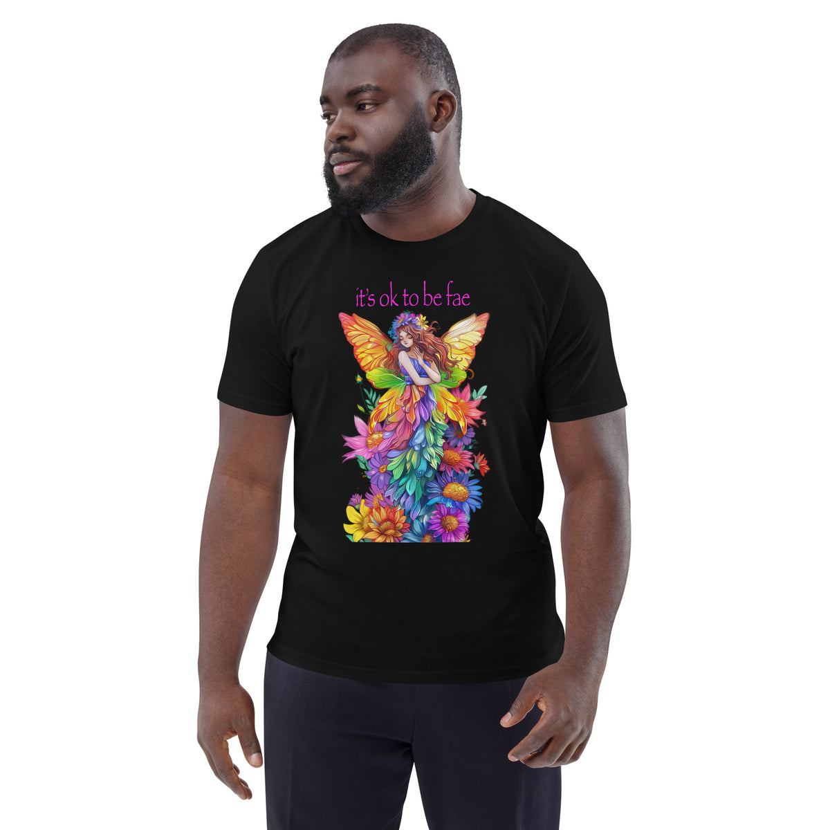 "It's Ok To Be Fae" T-Shirt, Black