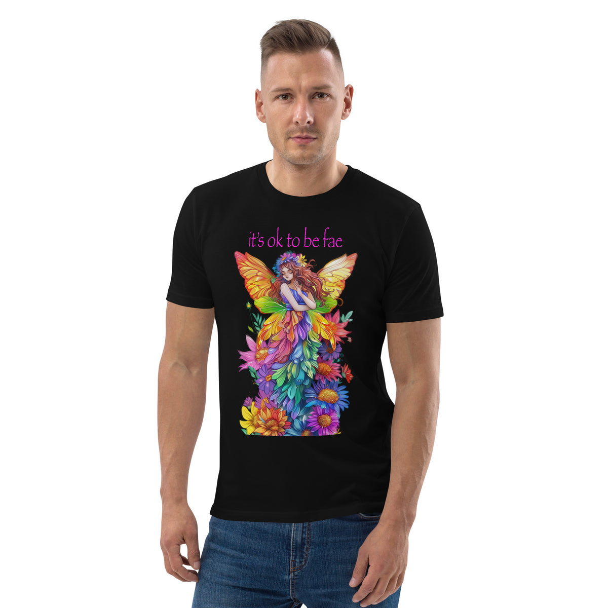 "It's Ok To Be Fae" T-Shirt, Black