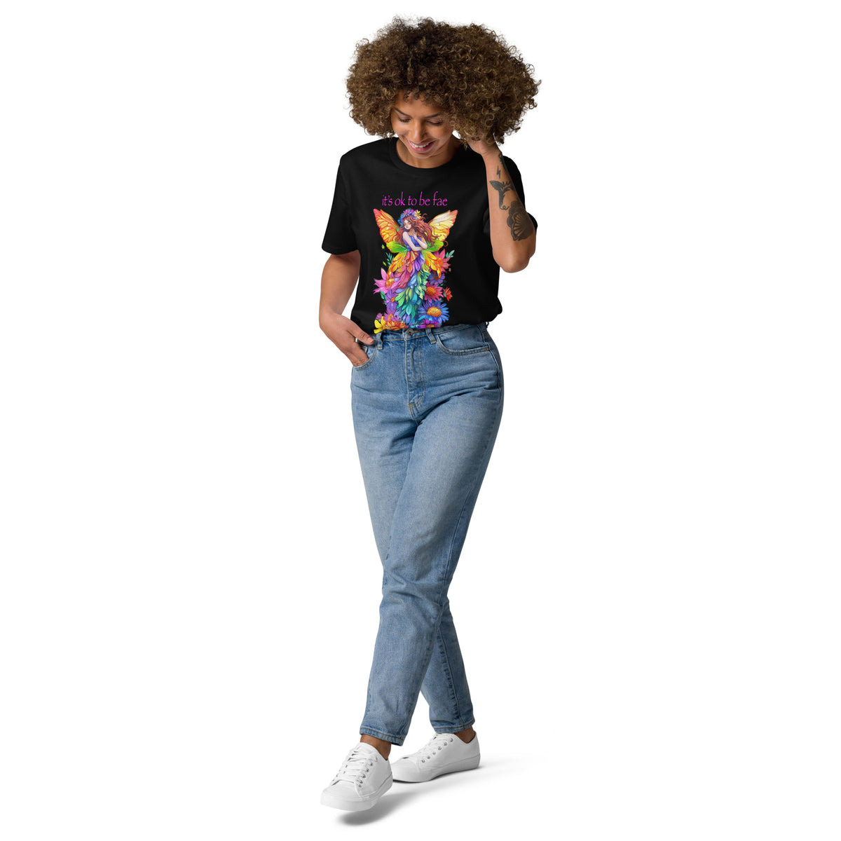 "It's Ok To Be Fae" T-Shirt, Black