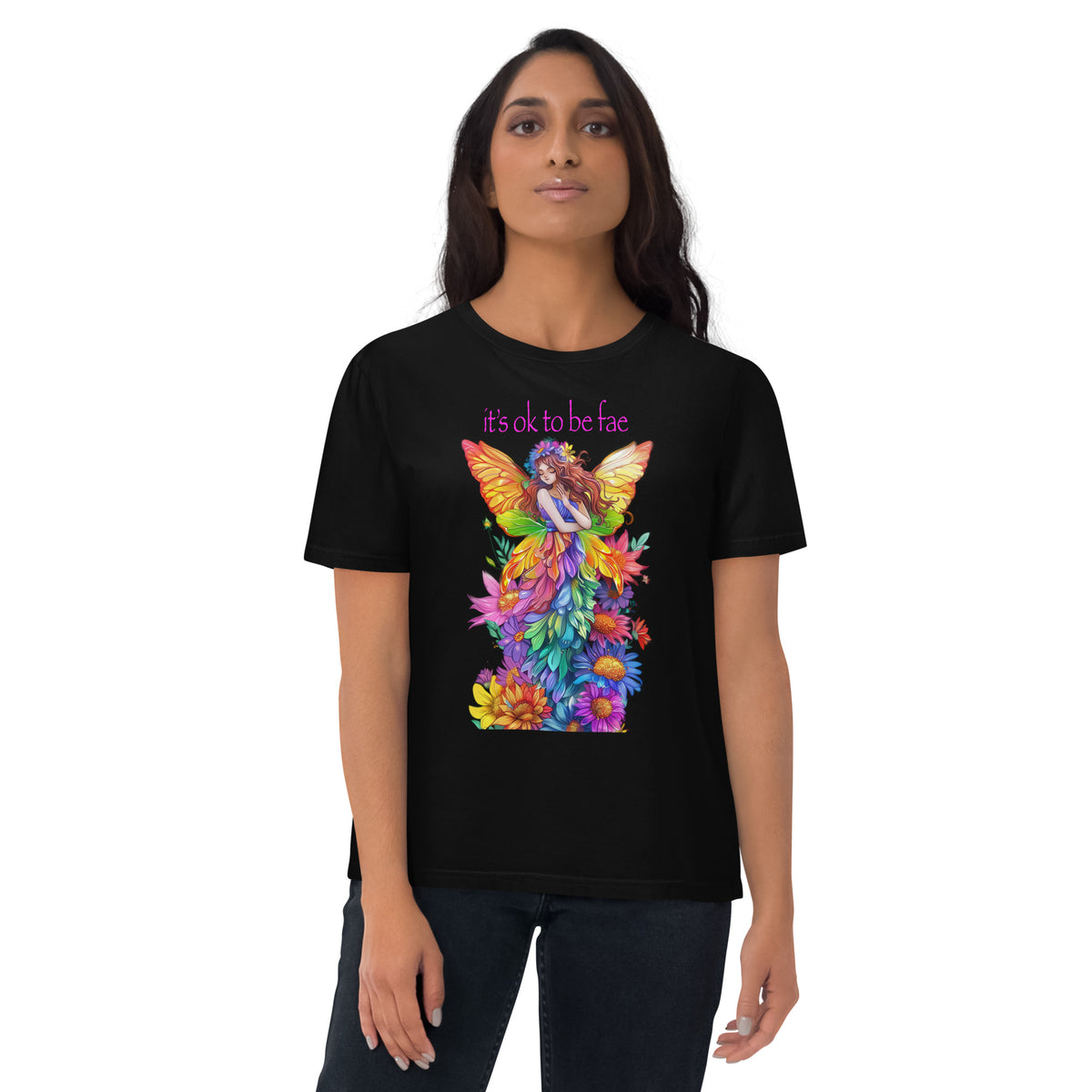 "It's Ok To Be Fae" T-Shirt, Black