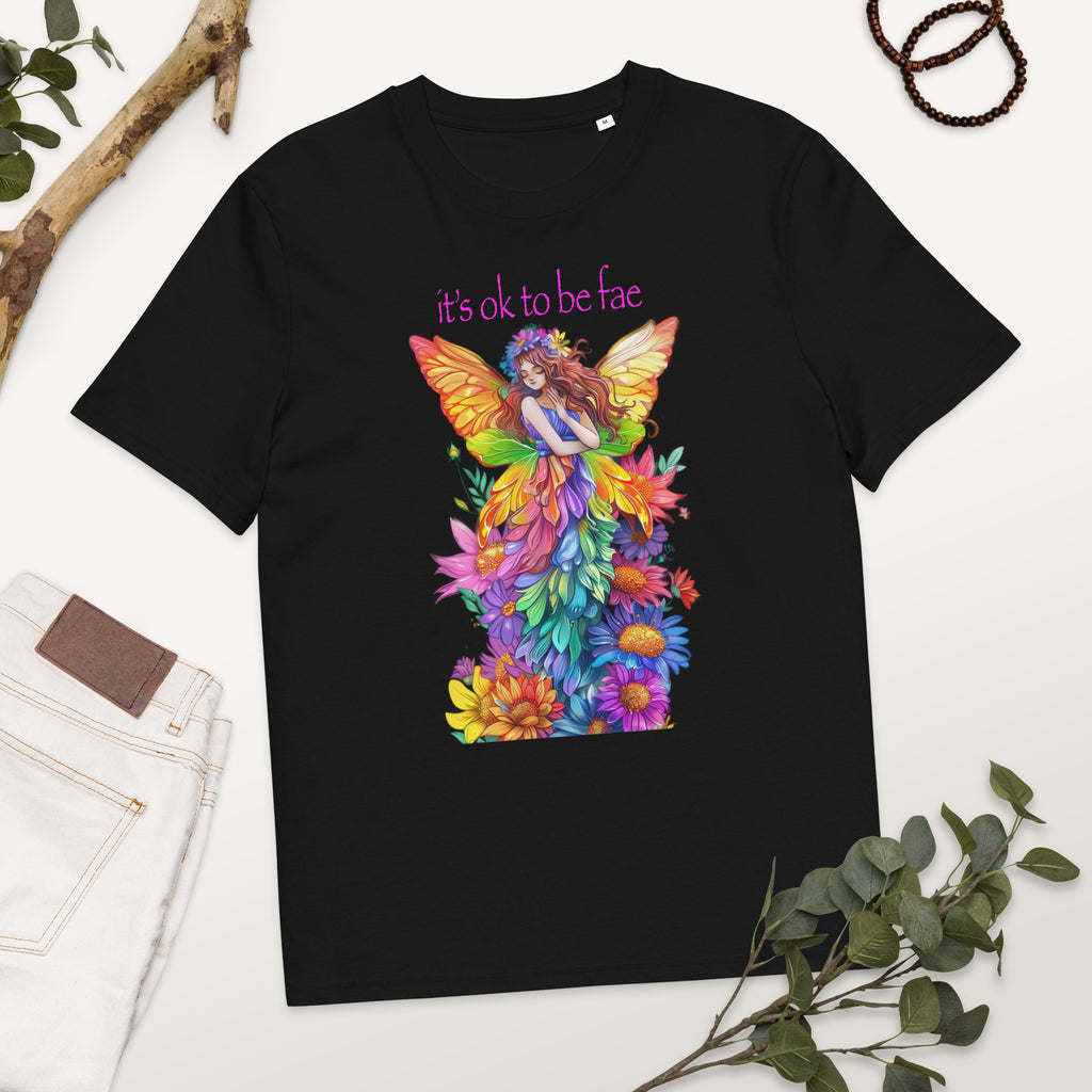 "It's Ok To Be Fae" T-Shirt, Black