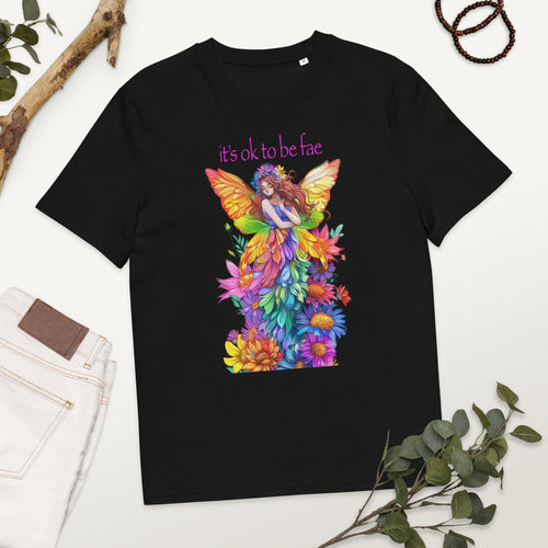 "It's Ok To Be Fae" T-Shirt, Black