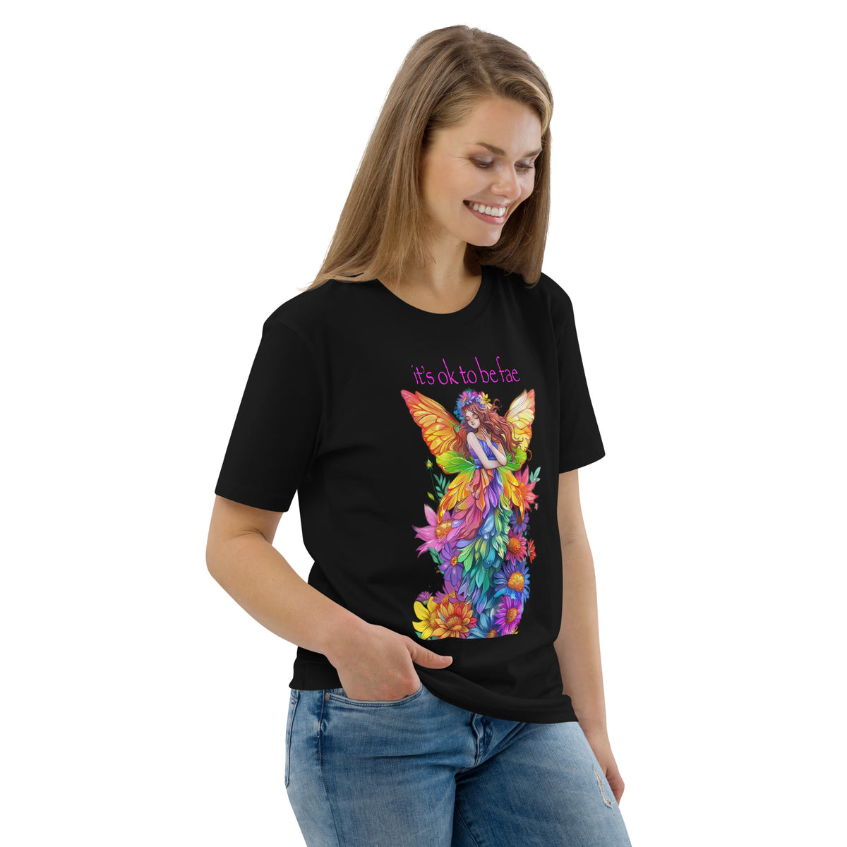 "It's Ok To Be Fae" T-Shirt, Black