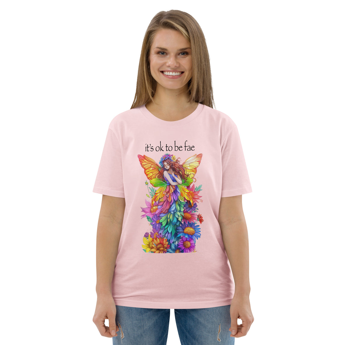 "It's Ok To Be Fae" T-Shirt, Pink