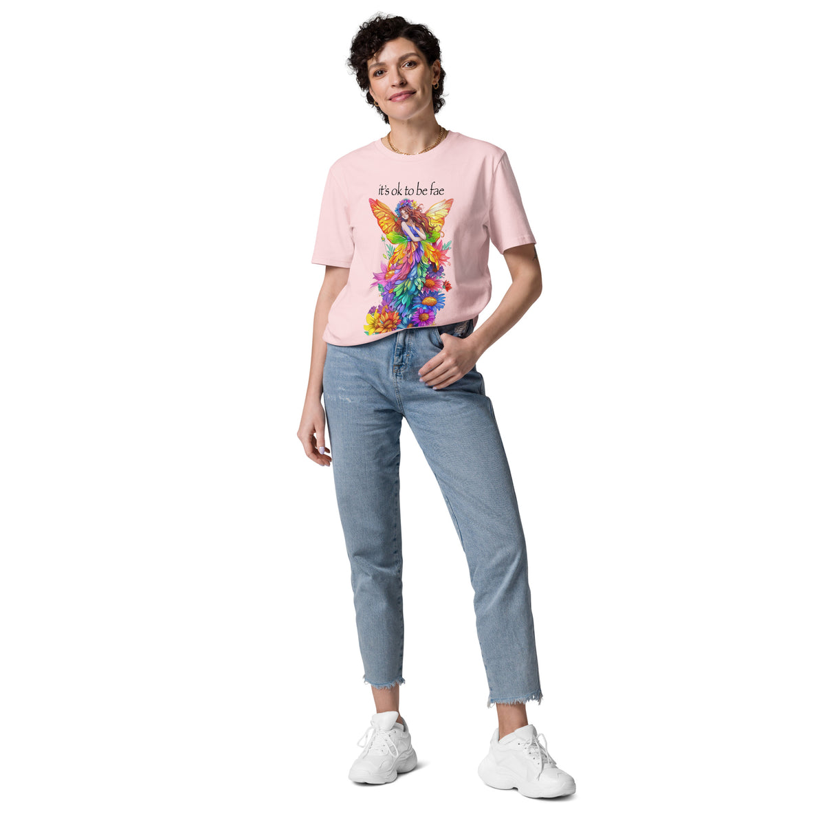 "It's Ok To Be Fae" T-Shirt, Pink