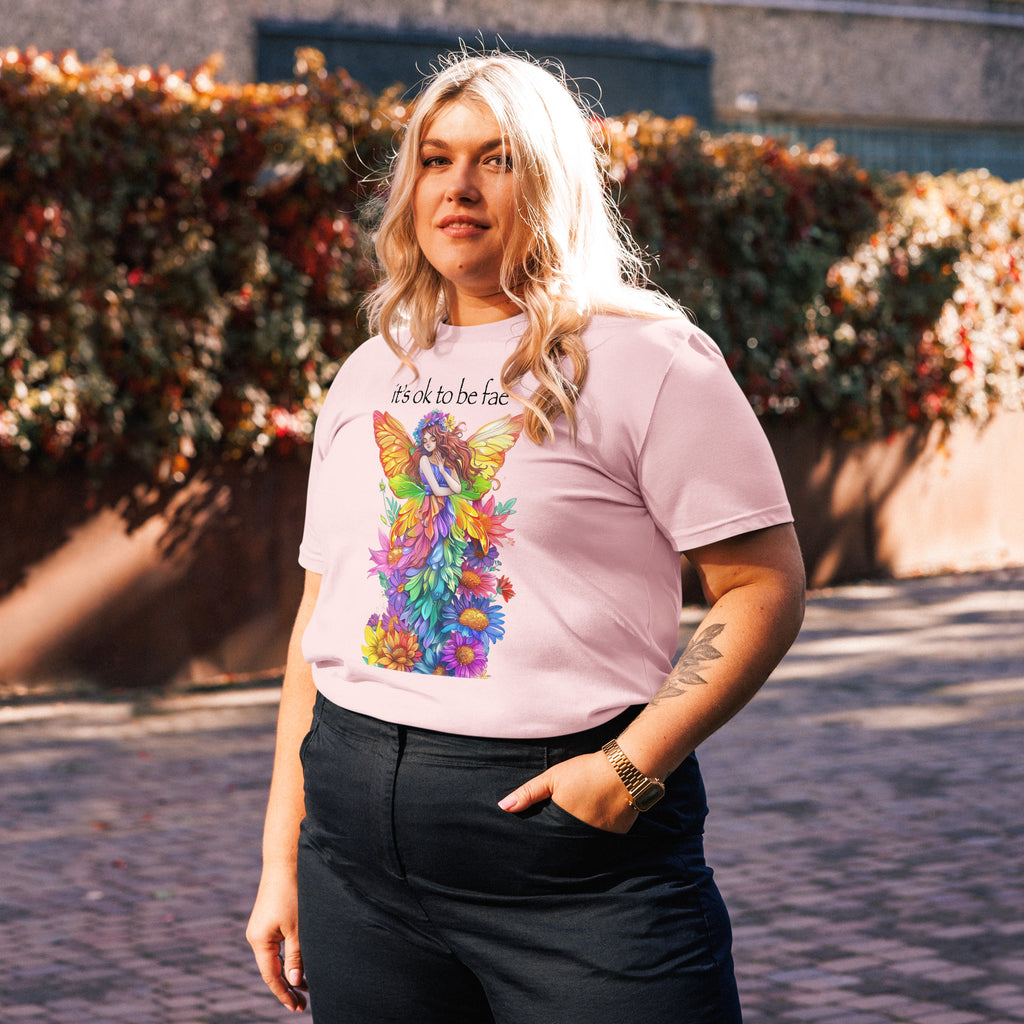 "It's Ok To Be Fae" T-Shirt, Pink