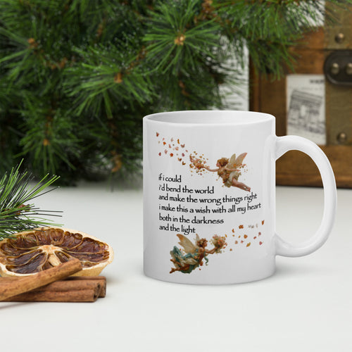 "It's Ok To Be Fae" Wish Mug - White